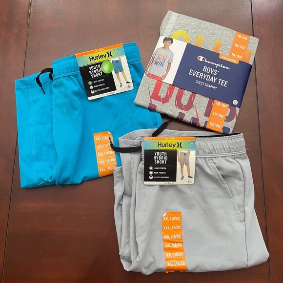 3 Pack Clothing Hurley & Champion 18/20